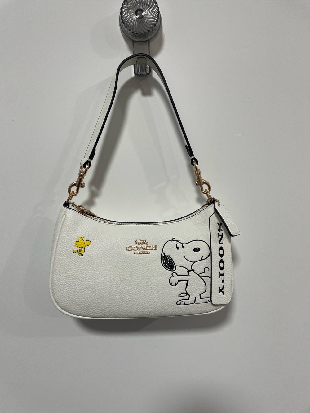 Coach x Peanuts Snoopy & Woodstock Shoulder Bag